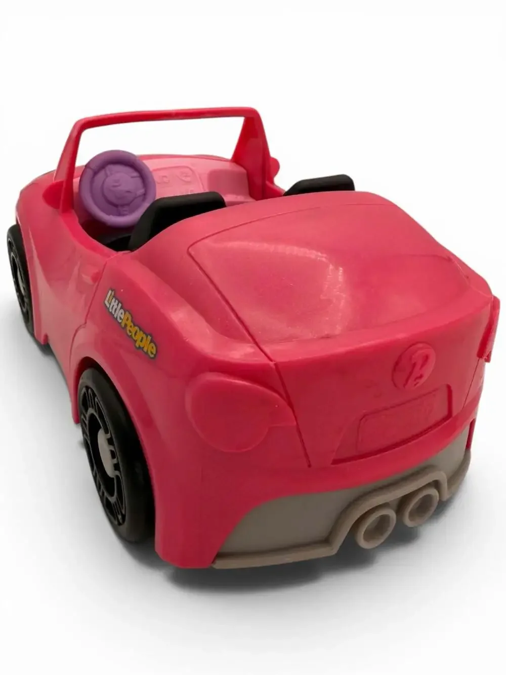 Fisher-Price Little People Barbie Convertible Toy Car with Music and Sounds